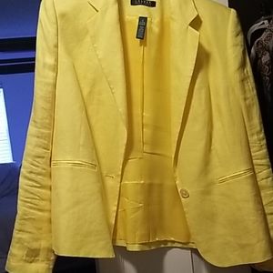 Linen Yellow blazer